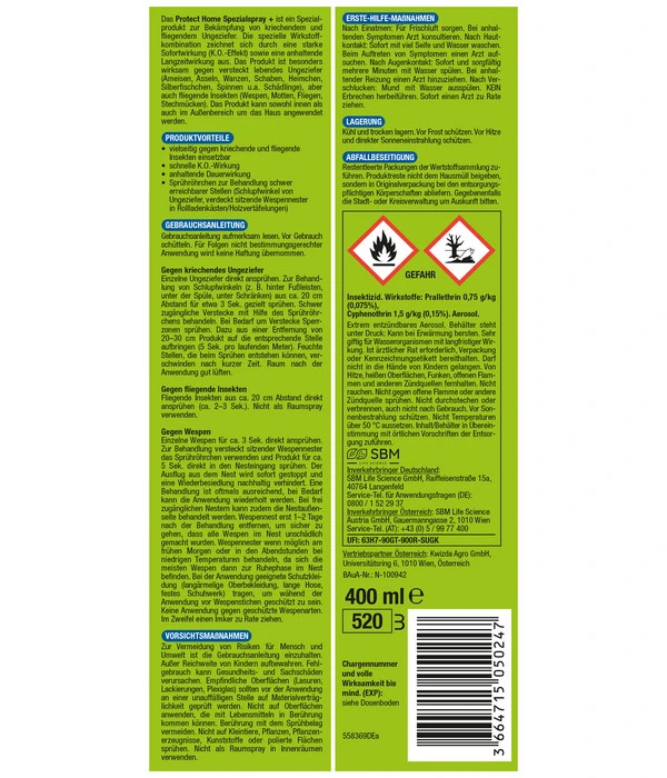 PROTECT HOME Forminex Spezial Spray, 400 Ml 4 PROTECT HOME Forminex Spezial Spray, 400 Ml – Bild 2