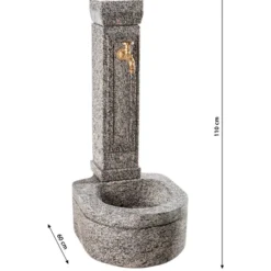 Dehner Granit-Gartenbrunnen Berlin, Ca. H110 Cm -Angebote Biohort Store 1618396 WE BG 001 GranitbrunnenBerlin