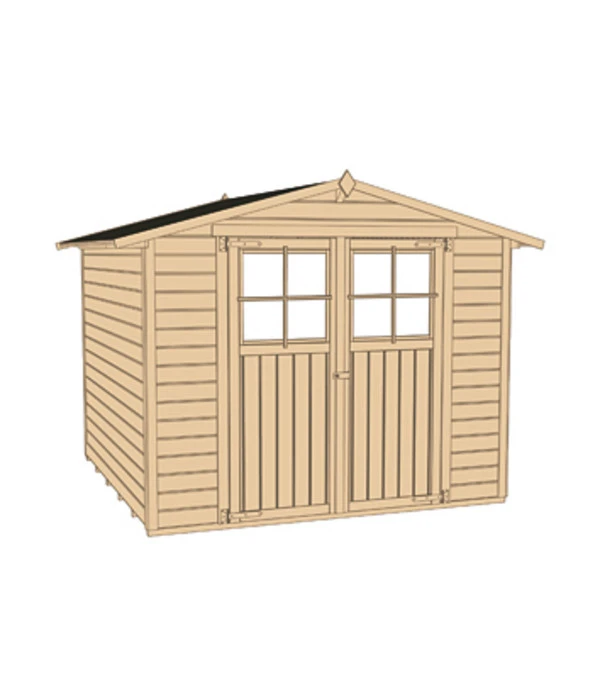 Weka Gartenhaus 316 Gr.1, Ca. B240/H221/T171 Cm 5 Weka Gartenhaus 316 Gr.1, Ca. B240/H221/T171 Cm – Bild 3