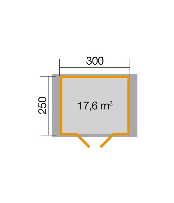 Weka Gartenhaus Premium 45 4 Weka Gartenhaus Premium 45 – Bild 2
