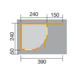 Weka Designhaus 213 A Gr.1, Ca. B442/H237/T278 Cm 6 Weka Designhaus 213 A Gr.1, Ca. B442/H237/T278 Cm -Angebote Biohort Store 1809821 BildD 001 BBH28mmFides2Gr1natur