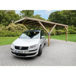Weka Einzelcarport Stahldach, Ca. B306/H250/T606 Cm