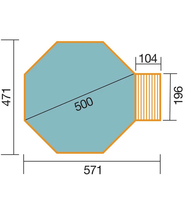 Weka Massivholzpool-Set 593 B Gr. 2 5 Weka Massivholzpool-Set 593 B Gr. 2 – Bild 3