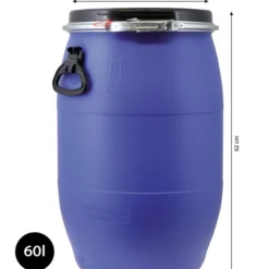 Dehner Kunststoff-Maischefass, Blau -Angebote Biohort Store 1885326 BG FS 001 Maischefass60l