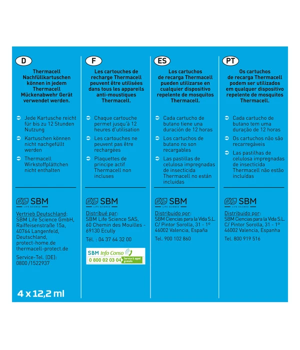 Thermacell Mückenabwehr Nachfüllpackung, 4 Gaskartuschen 4 Thermacell Mückenabwehr Nachfüllpackung, 4 Gaskartuschen – Bild 2