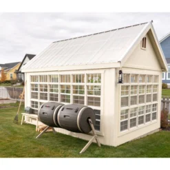 Lifetime Trommelkomposter 380 L, Ca. B165/H109/T79 Cm -Angebote Biohort Store 2024354 WE MO 002 TrommelkompostBraun380L