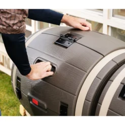 Lifetime Trommelkomposter 380 L, Ca. B165/H109/T79 Cm -Angebote Biohort Store 2024354 WE MO 003 TrommelkompostBraun380L