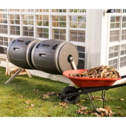 Lifetime Trommelkomposter 380 L, Ca. B165/H109/T79 Cm -Angebote Biohort Store 2024354 WE MO 007 TrommelkompostBraun380L