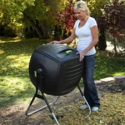 Lifetime Trommelkomposter 189 L, Ca. B77/H112/T75 Cm -Angebote Biohort Store 2024388 WE MO 003 TrommelkompostSchw186L