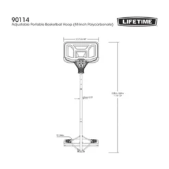 Lifetime Basketballkorb Miami, Ca. B111,7/H304/T53,5 Cm -Angebote Biohort Store 2048577 WE BG 001 BasketballMiami