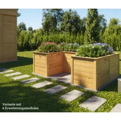 Weka Erweiterung Für Element-Hochbeet 669, Ca. B69/H69/T71 Cm -Angebote Biohort Store 2064988 WE MO 005 ErgaenzungssatzHochbeetModularNatur