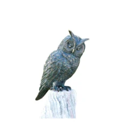 Rottenecker Bronzefigur Waldohreule