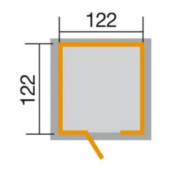 Weka Drachenhöhle Tabaluga, Ca. B144/H154/T153 Cm -Angebote Biohort Store 2511673 WE DE 001 WekaDrachenhoehleTabaluganatur