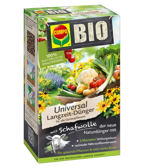 COMPO BIO Universal Langzeit-Dünger Mit Schafwolle, 2 Kg 3 COMPO BIO Universal Langzeit-Dünger Mit Schafwolle, 2 Kg