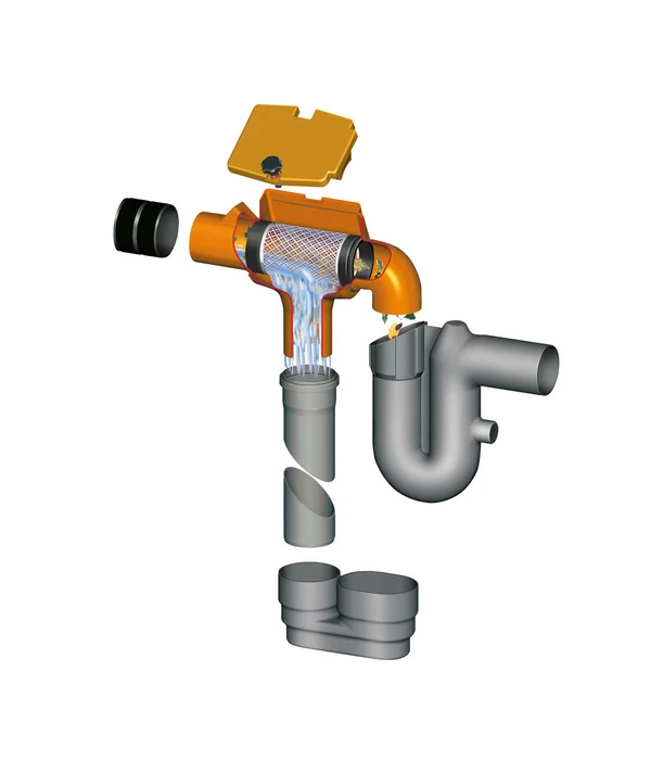 GARANTIA Supra-Filterausbaupaket Columbus, Gebogener Abgang