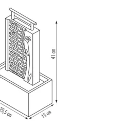 Seliger Zimmerbrunnen Guo, Schiefer -Angebote Biohort Store 2700904 WE FS 002 SeligerZimmerbrunnenGuoSchiefer