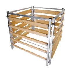 Bellissa Kompostersilo Metall/Holz, Ca. B100/H100/T100 Cm -Angebote Biohort Store 2744324 WE DE 004 BellissaKompostersiloMetallHolzKompostsiloMetallHolz