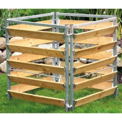 Bellissa Kompostersilo Metall/Holz, Ca. B100/H100/T100 Cm -Angebote Biohort Store 2744324 WE MO 001 BellissaKompostersiloMetallHolzKompostsiloMetallHolz