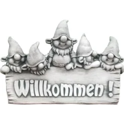 Denscho Willkommen-Schild Zwerge