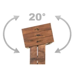 Hecht Hochbeet Cube 2, Ca. B82/H145/T50 Cm -Angebote Biohort Store 3060316 WE DE 004 HechtHochbeetCube