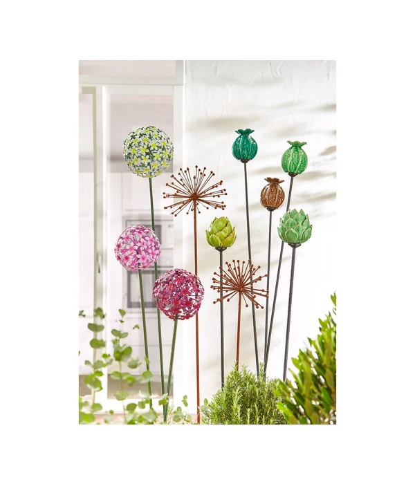 Dehner Metall-Dekostab Dandelion 4 Dehner Metall-Dekostab Dandelion – Bild 2