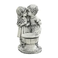 Fantasieco Stein-Kinder Mit Pflanztrog