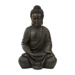 Dehner Polyresin-Buddha, Ca. B33,5/H51/T27,5 Cm