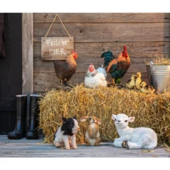 Dehner Polyresin-Hahn, 31 X 15 X 36 Cm -Angebote Biohort Store 3255536 3255551 3254505 PR MO 001 PolyresinTiereHenneHahnHase