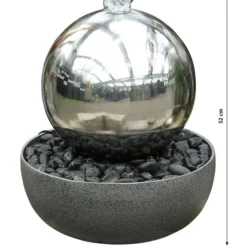 Dehner Edelstahl-Gartenbrunnen Globe, Ca. Ø32/H52 Cm -Angebote Biohort Store 3257623 WE BG 001 EdelstahlGartenbrunnenGlobe