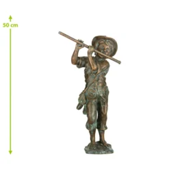 Rottenecker Bronzefigur Flötenspieler Für Den Außenbereich, 42 Cm -Angebote Biohort Store 3348208 BildD 001 BronzefigurFloetenspielerFuerDenAussenbereichBronzeFloetenspieler42cm