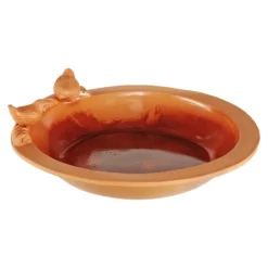 Dehner Terrakotta Vogeltränke Für Den Garten, Ca. Ø40 Cm