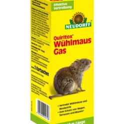 Neudorff Quiritox® Wühlmaus Gas, 2 Kartuschen