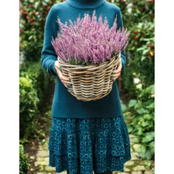 Rattan-Topf, Rund, Grau-braun -Angebote Biohort Store 3679347 3679362 3679578 WE MO 014 RattanTopfrundbraun