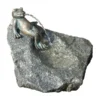 Rottenecker Granit-Gartenbrunnen Frosch Heinrich, Ø 55 X 60 Cm