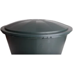 Kunststoff-Regentonne Mit Deckel, Rund, Dunkelgrün -Angebote Biohort Store 3799996 3800125 WE DE 001 Kunststoff RegentonnemitDeckelWassertankRegentank