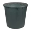 Kunststoff-Regentonne 500 L Mit Deckel, Rund, Dunkelgrün -Angebote Biohort Store 3803376 WE FS 001 Kunststoff RegentonnemitDecke500lRegentankWassertank