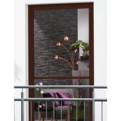 Hecht Fliegengitter Fensterbausatz Master Slim XL, Ca. B130/H220 Cm