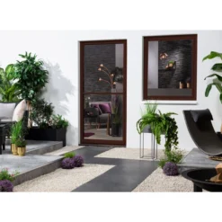 Hecht Fliegengitter Tür Master SlimPlus, Ca. B120/H240 Cm