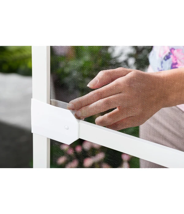 Hecht Fliegengitter Türbausatz Basic, Ca. B100/H210 Cm 9 Hecht Fliegengitter Türbausatz Basic, Ca. B100/H210 Cm – Bild 7