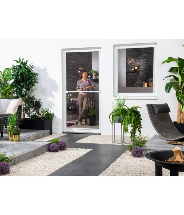 Hecht Fliegengitter Türbausatz Basic, Ca. B100/H210 Cm 5 Hecht Fliegengitter Türbausatz Basic, Ca. B100/H210 Cm – Bild 3