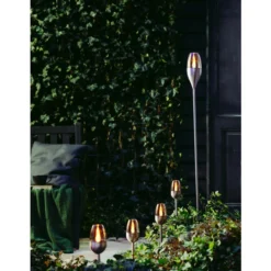 Dehner Solar-Edelstahlleuchte, 4er-Set -Angebote Biohort Store 4034195 WE MO 003 SolarEdelstahlleuchte