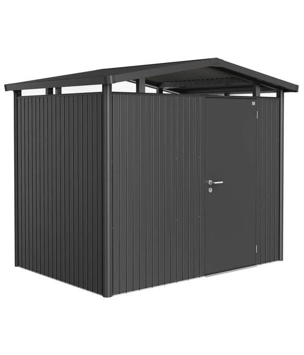 Biohort Metallgerätehaus Panorama® P2, Dunkelgrau 3 Biohort Metallgerätehaus Panorama® P2, Dunkelgrau