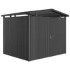 Biohort Metallgerätehaus Panorama® P3, Dunkelgrau -Angebote Biohort Store 4045449 WE FS 001 BiohortGeraetehausPanoramaP3DunkelgrauEinzeltuer