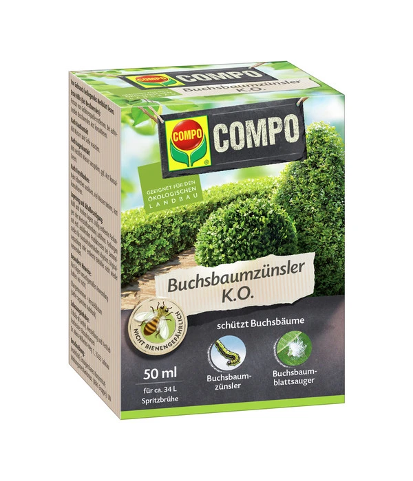 COMPO Buchsbaumzünsler K.O., 50 Ml 3 COMPO Buchsbaumzünsler K.O., 50 Ml