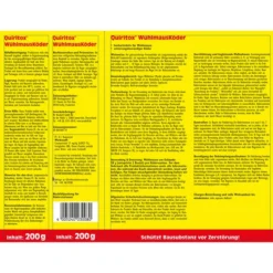 Neudorff Quiritox® Wühlmaus Köder, 200 G -Angebote Biohort Store 4134680 WE DE 001 NeudorffQuiritoxWuehlmausKoeder200g