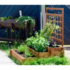 Dobar Hochbeet Peru Mit Rankspalier, Ca. B110/H115/T88 Cm -Angebote Biohort Store 4155016 WE MO 001 DobarPflanzkastenHochbeetPerumitRankspalier