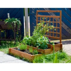 Dobar Hochbeet Peru Mit Rankspalier, Ca. B110/H115/T88 Cm -Angebote Biohort Store 4155016 WE MO 002 DobarPflanzkastenHochbeetPerumitRankspalier