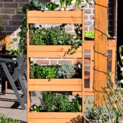 Dobar Vertikalbeet Mit 4 Pflanzkästen, Ca. B55/H125/T40 Cm -Angebote Biohort Store 4155164 WE MO 001 DobarVertikalbeetMit4Pflanzkaesten