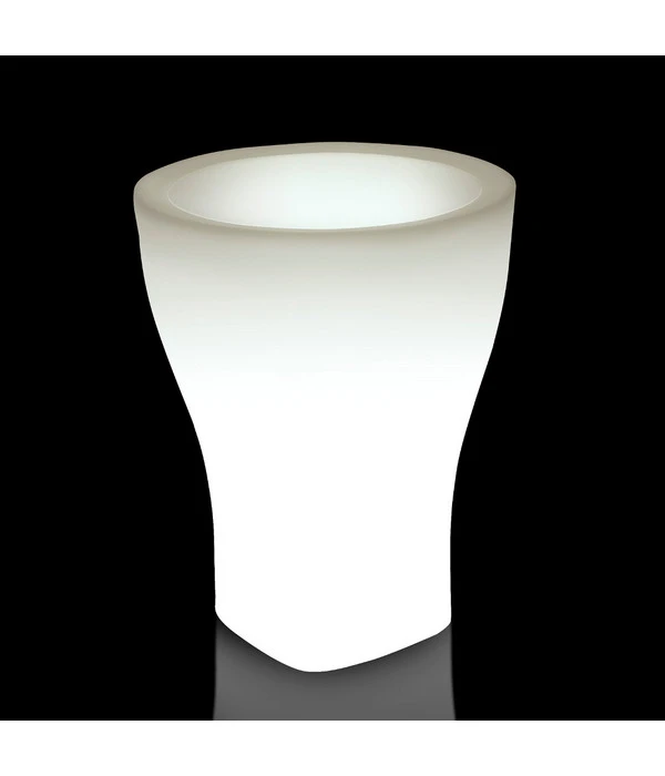 Farmet Kunststoff-Pflanzkübel Domus, Ca. ø 48/H60 Cm, Perlweiß Beleuchtet 5 Farmet Kunststoff-Pflanzkübel Domus, Ca. ø 48/H60 Cm, Perlweiß Beleuchtet – Bild 3