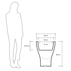 Farmet Kunststoff-Pflanzkübel Domus, Ca. ø 48/H60 Cm, Perlweiß Beleuchtet 11 Farmet Kunststoff-Pflanzkübel Domus, Ca. ø 48/H60 Cm, Perlweiß Beleuchtet -Angebote Biohort Store 4181608 WE DE 004 DOMUSRunderPflanzkuebelDurchmesser48cm60cmhochPERLWEISSBELEUCHTETPERLWEISS